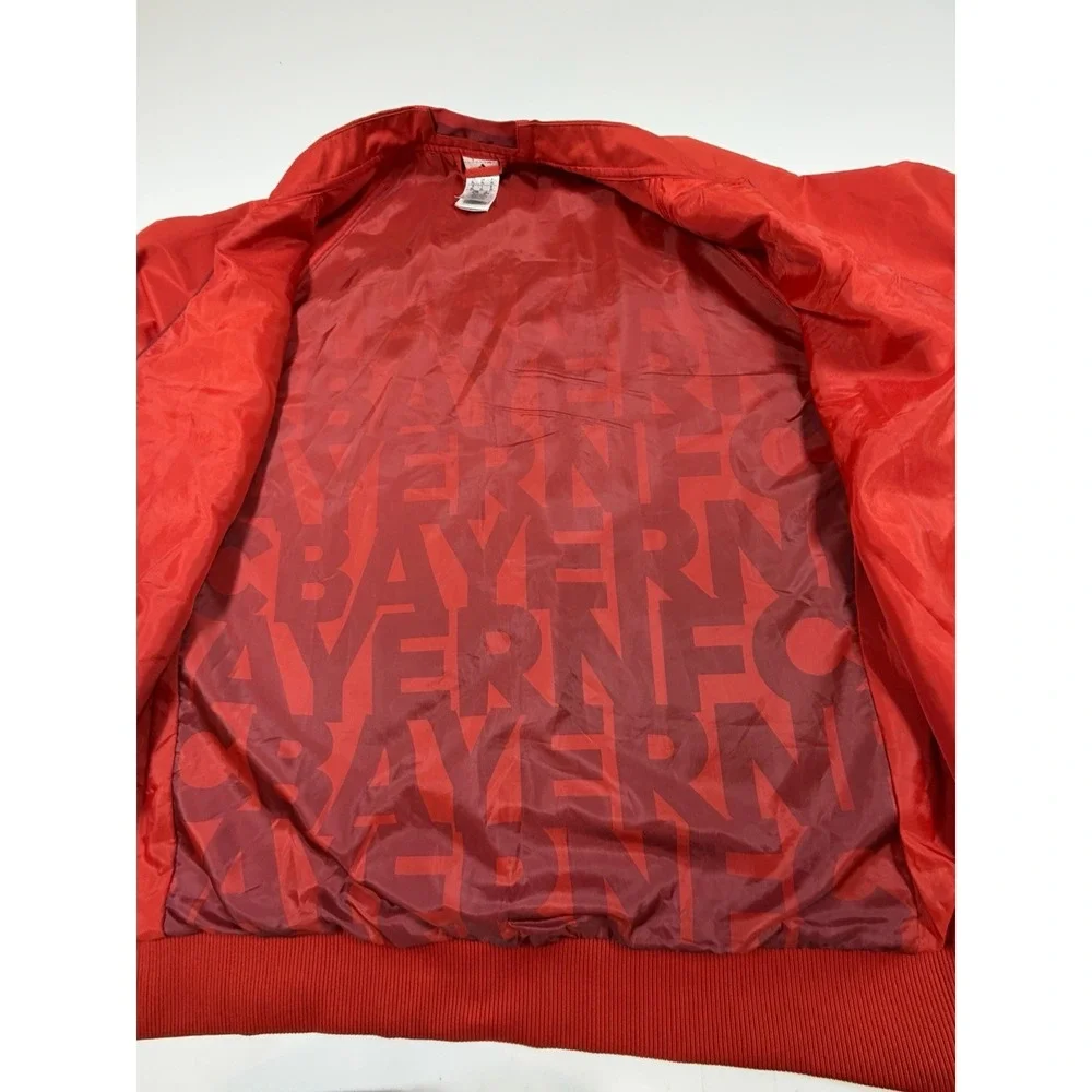 Adidas Bayern Munich Football Anthem Jacket Soccer Mens Track Top Red Sz XL 2015